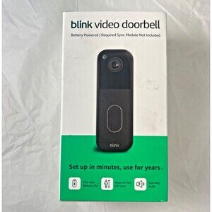 Blink Video Doorbell (newest model) Head-to-toe two-year battery life NIB 2025
